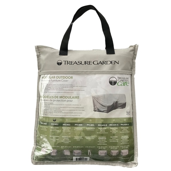 Treasure Garden Deep Seating Modular w/Elastic Outdoor Protective Cover NEW - Picture 1 of 17